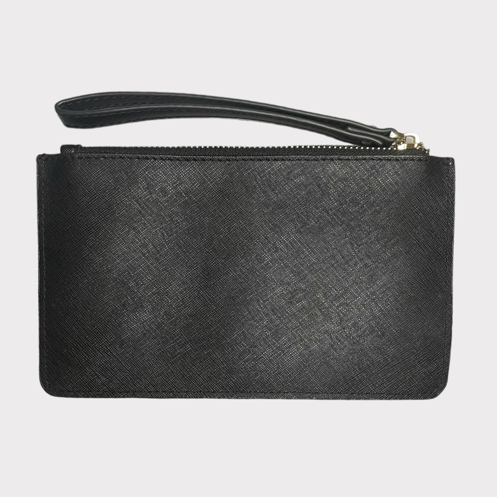 Kate Spade - Saffiano Leather Wristlet - Black w Gold Toned Hardware - Picture 3 of 8